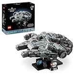 LEGO Star Wars 75375 Millennium Falcon, Set de Construction, Vaisseau Spatial, Adultes