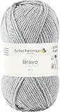 Schachenmayr Bravo, 50G hellgrau meliert Handstrickgarne