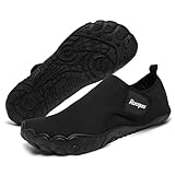 Racqua Wasserschuhe für Frauen Strandschuhe Männer Pool Schuhe für Frauen Herren Wasserschuhe Schwarz 38