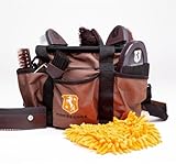 Horsecode Putztasche mit Inhalt 9-teilig braun