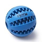 PetPäl Hundeball mit Zahnpflege-Funktion Noppen Hundespielzeug aus Naturkautschuk - Robuster Hunde Ball Ø 7cm - Hundespielball für Große & Kleine Hunde - Kauspielzeug aus Naturgummi für Leckerli