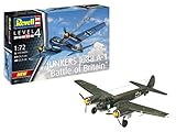 Revell 04972 Junkers Ju88 A-1 Battle of Britain, Flugzeugmodellbausatz 1:72, 20,1 cm originalgetreuer Modellbausatz für Fortgeschrittene, unlackiert