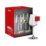 Spiegelau Weißweingläser 4er Set, 440 ml, LifeStyle, 4450172, Weinglas aus Kristallglas, spülmaschinenfest, Klar