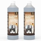 Coffeeano 2x 750ml Milchsystemreiniger für Kaffeevollautomaten und Kaffeemaschinen |100 Anwendungen | Für Delonghi, Siemens, EQ Series, Jura, Krups, Bosch, Miele, Melitta, WMF uvm.