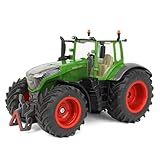 siku 3287, Fendt 1050 Vario Traktor, 1:32, Metall/Kunststoff, Grün, Abnehmbare Fahrerkabine, Front- und Heckkupplung