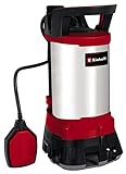 Einhell GE-DP 7935 N ECO Schmutzwasserpumpe (790W, Ø35mm Fremdkörper, 20.000 L/h Förderleistung, Schwimmerschalter, Tragegriff, int. Kabelaufwicklung)