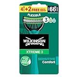 Wilkinson Sword Xtreme 3 Sensitive Einwegrasierer für Männer 4+2