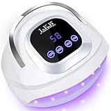 LKE 268W UV Lampe für Gelnägel, UV Lampe Nägel mit 4 Timer, LCD Display, Smart Sensor,Premium UV Lampe für Alle UV Gel Nagellack, Ideal für Anfänger und Profis, Perfektes Festivalgeschenk für Frauen