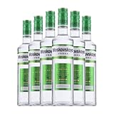 Wodka Moskovskaya Premium Medium Flasche 50 cl (Karton mit 6 Medium Flasche von 50 cl)