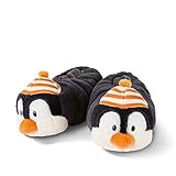 NICI 45746 NICI Hauschuhe Pinguin Peppi Gr. 38-41 – Plüsch-Hauschuhe rutschfest – Warme Kuscheltier Hausschuhe Winter für Jungen und Mädchen – Tier-Schuhe mit Anti-Rutsch Sohle – Slippers