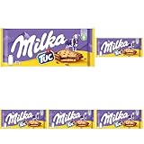 Milka TUC Cracker 1 x 87g I Alpenmilch-Schokolade I mit Mini-Salzcrackern I Milka Schokolade aus 100% Alpenmilch I Tafelschokolade (Packung mit 5)