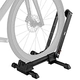 Favoto Faltbarer Fahrradhalter Bodenfahrradständer Fahrrad Indoor Parken Radhalter für 20-29 Zoll Rennräder Mountainbikes Aluminium (Nicht für E-Bikes)