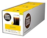 NESCAFÉ Dolce Gusto Grande Kaffee | 48 Kaffeekapseln | 100% Arabica Bohnen | Feine Crema und kräftiges Aroma | Schnelle Zubereitung | Aromaversiegelte Kapseln | 3er Pack (3 x 16 Kapseln)