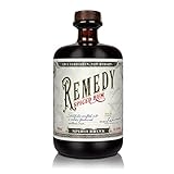 Remedy Spiced Rum I Gold Meiningers International Spirits Awards I Gold London Spirits Awards I Auf Basis 3 karibischer Rums I Feine Noten von Vanille, Orangenschale & Zimt I 41,5 % vol. I 1 x 0,7l