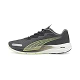 PUMA Herren Velocity Nitro 2 Laufschuh, Black-Fizzy Lime, 47 EU