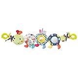 Fehn Kinderwagenkette Baby Mobile Raupe COLOR Friends – Babymobile Kette mit süßer Raupen Figur - Babyspielzeug zum flexiblen Aufhängen - Kinderwagen Spielzeug für Babys und Kleinkinder ab 0+ Monaten