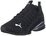 PUMA Herren Axelion LS Laufschuhe, Schwarz Black Black White, 44.5 EU