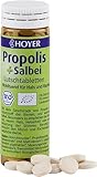 Hoyer Propolis & Salbei Lutschtabletten Bio - Wohltuend bei Husten & Heiserkeit - Mit Propolis-Extrakt & Salbei-Extrakt - 60 Stück (1 x 30 g)