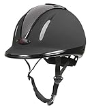 Covalliero Kinder Helm Reithelm Carbonic VG1 Anthrazit, 50-54 cm