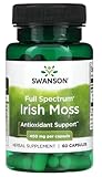 Swanson - Full Spectrum Irish Moss 400 mg | Unterstützung für Immunsystem und Verdauung - 60 Kapseln