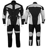 German Wear Motorradkombi Herren 2-teiler Motorradanzug Textilien Motorradjacke & Motorradhose mit Protektoren motorrad kleidung