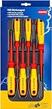 Knipex VDE Schraubendreher-Paket Schlitz / Phillips® / Pozidriv® (SB-Karte/Blister) 00 20 12 V04