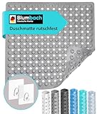 Blumbach® Duschmatte rutschfest 53x53cm - 100% BPA-frei - Inkl. 2 Haken zum Aufhängen - griffige Antirutschmatte Dusche & Badewanne, Duscheinlage, Rutschmatte schimmelresistent & maschinenwaschbar