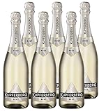 Kupferberg Gold Brut Sekt (6 x 0,75 l) 11,0% vol. fruchtig-frische Sekt-Cuvée, feinperlig und vollmundig, Aromen von reifen, tropischen Früchten und Zitrus, Sekttradition seit 150 Jahren