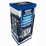 1 x Schneespray 150 ml inklusive 8 x Schablonen - Weihnachtsdeko Kunstschnee - Fensterdeko mit Schneespray und Schablone - Schnee Spray für Weihnachten Größe 1 x (150 ml inkl. 8 Schablonen)