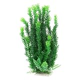 Mayitr 47cm Grün Gelb künstliche Aquarium Deko Pflanzen Wasserpflanzen Aqua Bouquet Plant