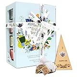 English Tea Shop - Teegeschenk 'Wellness Tee Kollektion' zum Wohlfühlen, Tee Probierset u. Geschenk Box zum Geburtstag, Ostern, Muttertag, BIO 12 Pyramidenbeutel