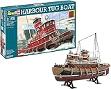 Revell Modellbausatz Schiff 1:108 - Harbour Tug Boat im Maßstab 1:108, Level 4, originalgetreue Nachbildung mit vielen Details, Hafenschlepper, 05207, verschieden