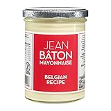 JEAN BÂTON - Mayonnaise Belgian Recipe | Authentisch flämische Mayonnaise, hergestellt nach belgischem Rezept. Frisch-saure Mayonnaise ideal zu Pommes Frites | Inhalt: 245ml