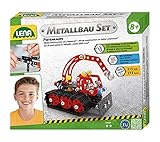 Lena 42675 - Metallbau Set Pistenraupe mit 215 Teilen, Metall Bausatz inklusive Werkzeug und Anleitung, Metallbaukasten zum Zusammenbauen, Konstruktion Baukasten, Nutzfahrzeug für Kinder ab 8 Jahre