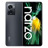 realme Narzo 50 5G-6+128GB Smartphone ohne Vertragy, Starker 5000 mAh-Akku, Dimensity 810 5G-Prozessor Android Handy, 33W Dart Charge, Ultraflüssiges 90 Hz-Display, NFC, Dual SIM, Hyper Black