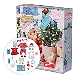 Baby Annabell Adventskalender mit 24 Überraschungen, enthält Kleidung und Accessoires für Baby Annabell, 705445 Zapf Creation