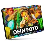 Bedrucktes Mauspad mit eigenem Foto und Text indivduell selbst gestalten - rutschfestes Stoff-Mousepad für Computer und Laptop - Rechteck - 27cm x 19cm - Stärke 5mm