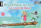 Blockflöte lernen mit Lotti & Ben! Der leichte Einstieg für Kinder ab 3 Jahren – die kindgerechte Blockflötenschule mit Liedern, Texten, Musik- & Malspielen (inkl. Download)