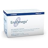 Enzomega mse, Omega 3, ungesättigte 3-Fettsäuren, 60 Kapseln, à 750 mg, hochdosiert, EPA und DHA 2:1, Hochseefische, Destillationsverfahren, keine Schwermetalle, Pharmazeutika GmbH, Dr. Enzmann