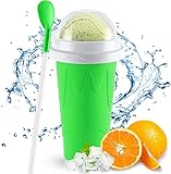 Slushie Cup Slushy Maker Eis Cup Silica Cup Pinch Cup Sommer Cooler Smoothies Cup Double Layer Squeeze Cup Slush Maker Cup Smoothie Cup