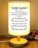 PRSTENLY Mama Geschenke, beste Mama Geburtstagsgeschenk Tischlampe Geschenke für Mama Geburtstagsgeschenke für Mama von Tochter Sohn, Weihnachtsgeschenke Ruhestand Geschenk Dankeschön