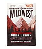 Wild West Beef Jerky, high Protein Trockenfleisch, Beef Jerky Protein Snack, 70g Original, Rinderdörrfleisch