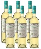 Doppio Passo Moscato – Halbtrockener, aromatischer Weißwein aus Italien (6 x 0,75l)