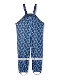 Playshoes Jungen Regenlatzhose mit Baustelle Allover 405428, 11 - Marine, 104