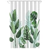 Loti Living Anti-Schimmel Duschvorhang - 120x200 cm - Strelitzia Polyester - Inkl. Ringe - Shower Curtains - Duschvorhang Anti Schimmel - Duschvorhang Badewanne - Duschvorhang