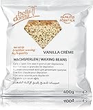 Bella Donna „Vanilla Crème” Wachsperlen für streifenfreie und schmerzlose Haarentfernung, 400 g – Flexible und cremige Konsistenz