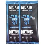 BEEFit Biltong Beef Jerky, Protein Snack, Low Carb, kalorienarme Snacks, 100 % Rindfleisch, glutenfreies Biltong, gesunder Keto Snack für unterwegs– Traditionelles Trockenfleisch, 2x 250g Großpackung