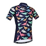 Kinder-Fahrrad-T-Shirt, kurzärmelig, für Mädchen und Jungen, Fahrradbekleidung, Cd2013-sj, XXL