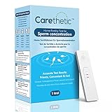 Fruchtbarkeitstest Sperma Test für Männer - Carethetic Spermientest für Männer SP-10 | 1 x Sperm test | Misst die Konzentration von Spermien