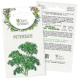 Petersilie Samen: Premium Petersilie Saatgut für ca. 600 Petersilie Pflanzen – für Anzucht als Petersilie im Topf, Balkon und Garten – Kräuter Samen für Petersilie kraus – Kräutersamen von OwnGrown